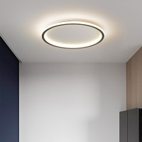 卧室灯北欧灯具现代简约圆形灯饰创意卧室温馨浪漫房间客厅吸顶灯