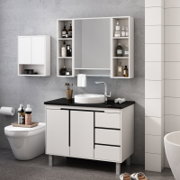 浴室柜卫生间洗漱台小户型洗脸盆柜组合落地式厕所洗手台盆面盆柜