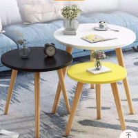 小茶几ins边几小圆桌 简约小桌子卧室迷你圆形小边桌沙发边柜