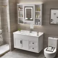 碳纤维卫浴室柜组合北欧现代简约美式洗脸盆洗漱台盆洗手盆柜组合