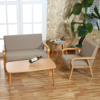 布艺沙发简易小户型北欧家用单双人三人客厅组合卧室沙发椅子