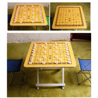 小户型折叠桌简约吃饭桌象棋桌简易户外便携式摆摊桌折叠象棋桌