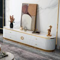 大理石电视柜现代轻奢小户型客厅黑色白色北欧后现代简约新款家具