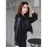 皮衣外套女短款宽松休闲2019春季秋装新款韩版bf百搭机车PU皮夹克