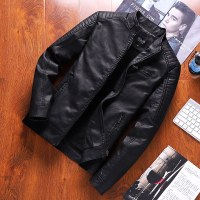 机车皮衣男春季2019新款春秋韩版青年修身潮流帅气皮夹克男装外套