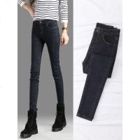 黑色牛仔裤女紧身小脚裤春装2019新款女装韩版高腰显瘦九分裤子女