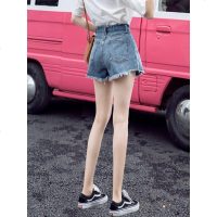 牛仔短裤女高腰2019新款夏显瘦宽松a字潮热裤外穿阔腿大码胖mm超