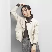 皮衣女装2018春秋新款韩版chic宽松pu皮夹克短款机车服bf小外套潮