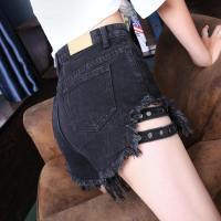 高腰牛仔短裤女宽松2019夏新款韩版学生百搭显瘦阔腿短裤女潮