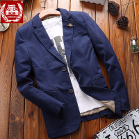 2019新款男士外套春秋季夹克外套男装韩版小西装休闲西服潮男单西
