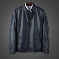 狠货 触感细腻 立领PU皮衣男春季新品百搭潮流商务休闲剪标夹克