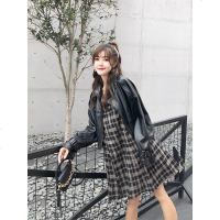 泛泛 重磅推荐!可甜可咸 帅炸天的立领短款皮衣外套女春秋