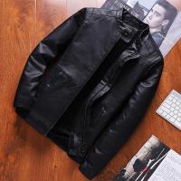 春秋外套男士修身皮衣2019新款潮帅气薄款皮夹克青年韩版休闲上衣