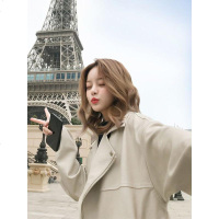 chic皮衣外套女2018新款韩版学生短款春秋bf风原宿宽松百搭pu夹克