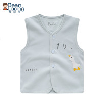婴儿男宝宝女棉马甲纯棉春秋薄款男童女童小背心夏季儿童外穿马夹