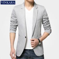 春季新款商务休闲西装男士韩版修身小西服男装纯色青年单西外套