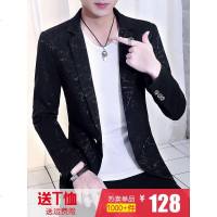 男士西装韩版长袖西服上衣单件修身网红春季外套2019发型师小西服