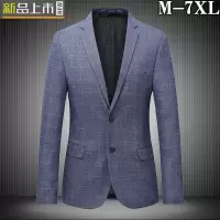 2019春夏季新款职业加肥加大码西装外套潮男士休闲西服潮胖子5X6X