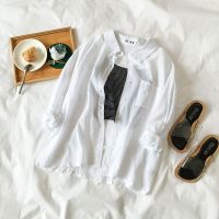 夏装2018新款女装韩版女韩范小清新开衫薄款雪纺衫防晒衫衬衫潮