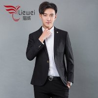 小西服男青年帅气休闲简约西装外套男韩版潮流修身上衣英伦风