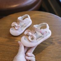 宝宝婴儿学步鞋软底防滑0-1-3一岁2女童公主鞋幼儿包头凉鞋春夏季