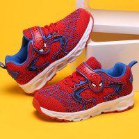4蜘蛛侠童鞋透气网面5男童鞋子2019新款6春款7岁男孩儿童运动夏款