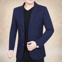 中年男士外套小西服男薄款休闲西装男韩版修身便西2019春秋季新款