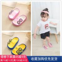 儿童拖鞋夏男童拖鞋室内浴室软底防滑沙滩鞋夏季女宝宝凉拖鞋亲子