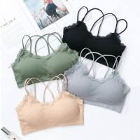 美背内衣女新款网红背心式抹胸裹胸文胸罩聚拢无钢圈薄款学生