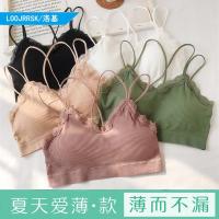 美背内衣女无钢圈运动背心文胸聚拢薄款抹胸夏季学生少女裹胸