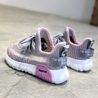 儿童网鞋透气网面跑步鞋2019新款春季女童运动鞋椰子童单鞋潮男童