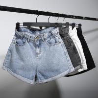 牛仔短裤女高腰2019新款夏显瘦宽松a字潮超短ins热裤外穿阔腿韩版