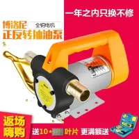  电动抽油泵小型12v24v220v自吸柴油油泵计量枪加油机抽油器设备 版12V正反+6米钢丝软管+11A枪 