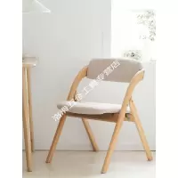 实木可折叠椅家用靠背椅子餐椅办公电脑凳子简易便携凳简约木折椅