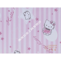 竹木纤维集成墙板快装吊顶护墙板扣板PVC石塑装饰材料室内全屋 卡通粉猫