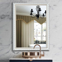欧式浴室镜子卫生间镜子壁挂 水镜子化妆镜浴室镜洗手间镜子带框