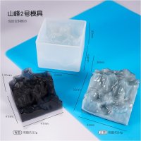 diy水晶滴胶材料 逆世界海洋山立体雪山海景微景观山峰模具 山峰模具2号