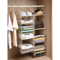 衣柜收纳架悬挂式内衣内裤收纳袋宿舍女寝室包包收纳租房 北欧米三小层 多尺寸可选
