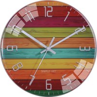 北欧风艺术挂钟表客厅创意装饰个性时尚卧室现代简约无框时钟 14 其他