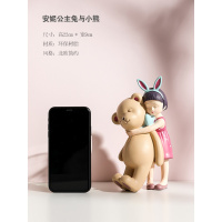 北欧装饰童话少女摆件办公桌电视柜酒柜装饰品结婚工艺品摆设 安妮