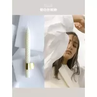 北欧ins简约陶瓷烛台摆件家用客厅浪漫西餐餐桌蜂窝蜡烛拍照道具 奶白色蜡烛