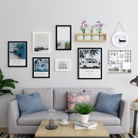 北欧风墙面装饰品房间墙壁挂饰房屋卧室墙上挂件室内客厅创意墙体 B款黑白静谧世界(常规款)