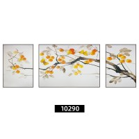 事事如意装 10290-1/10290-2/10290-3 60*80/120*80/60*80深木框棉麻油画布画面AA