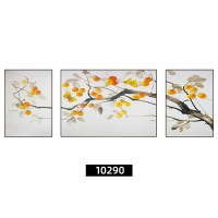 事事如意装 10290-1/10290-2/10290-3 60*80/120*80/60*80典雅金框棉麻油画布画面A