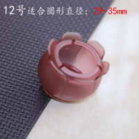 耐磨椅子脚套桌子脚套桌腿垫凳子椅脚垫家具保护垫加厚桌脚垫 16只酒红12号