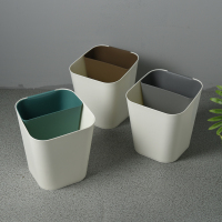 垃圾分类垃圾桶干湿分离家用上海双桶小型家庭办公室室内北京厦 棕色(8.5)升