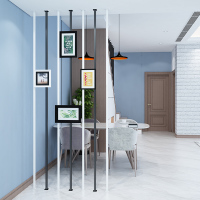 简约现代楼梯扶手室内创意阁楼别墅围栏闪电客防护栏杆北欧铁艺家用 I型屏风隔断(每米)