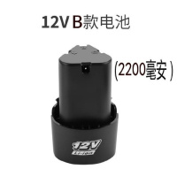 12V 闪电客三角形锂电池 充电钻 手电钻电起子 battery 充电器 12V锂电池B款2200毫安送直冲