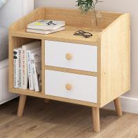 实木床头柜闪电客简约小柜子置物架现代北欧风ins卧室储物柜床边收纳柜