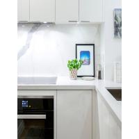 迪亚图厨房橱柜定制厨柜整体现代简约开放式厨房柜装修石英石台面闪电客橱柜